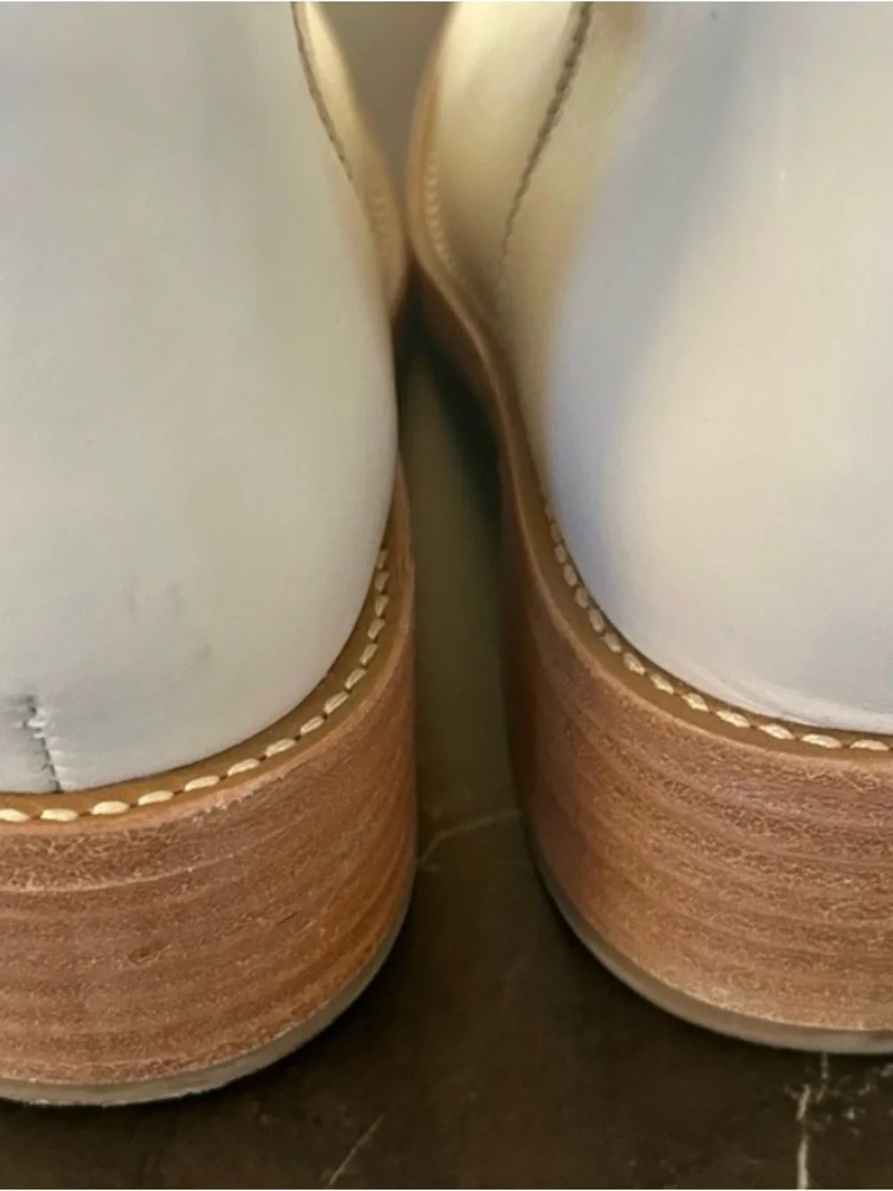 Steve Madden Riggs Knee High Boots Bone Size 9.5